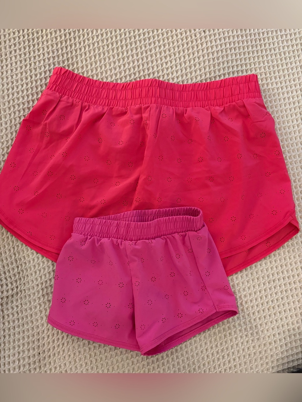 Mommy & Mini matching athletic shorts set